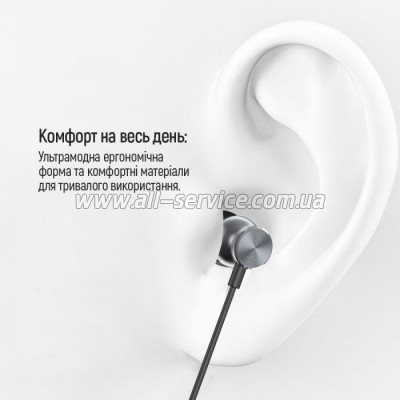  ColorWay 3.5 mm Wired Earphone UrbanBeat Black (CW-WD03BK)