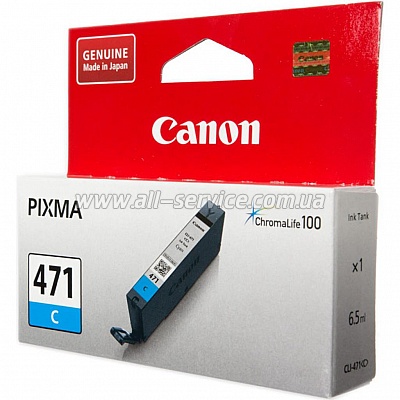  Canon CLI-471C PIXMA MG5740/ MG6840 Cyan (0401C001)