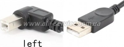 ������ ��� �������� Value USB 2.0 AM/ BM 1.0m 90 left (S0671)