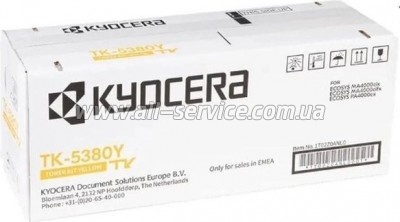 �������� ��������� TK-5380 Kyocera Ecosys PA4000cx/ MA4000cix/ MA4000cifx Yellow (1T02Z0ANL0)