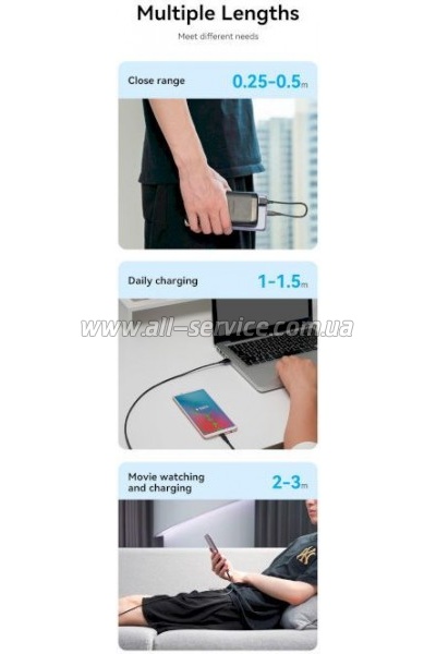 ���� ������ USB 2.0 AM to USB-C 3.0m 3.0A (18W) PVC black VENTION (CTHBI)