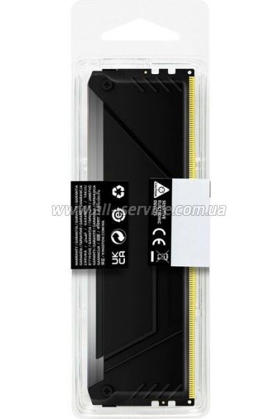 ������ ������ ��� ���������� DDR4 32GB 3200 MHz Beast RGB Kingston Fury (ex.HyperX) (KF432C16BB2A/32)
