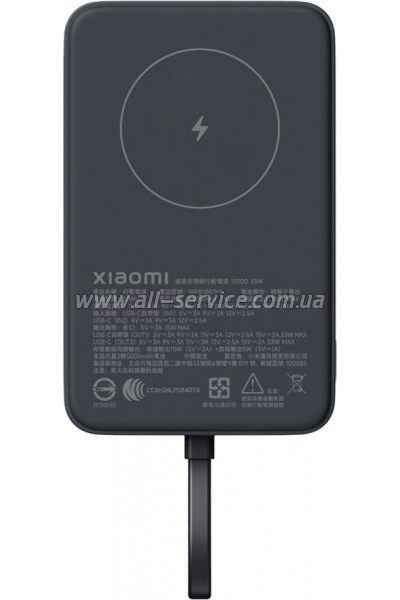 ������� ������������� Xiaomi 10000mAh PD 33W grey (BHR9823GL)