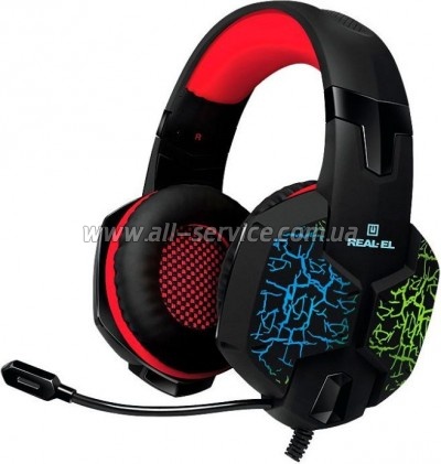  REAL-EL GDX-7750 Black-Red