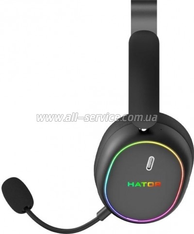  Hator Phoenix 2 Wireless Hi-Res SyncHUB connection Black (ESH40)