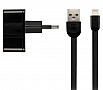   Remax 2.4 A Dual USB Charger + Data Cable for Lightning, black (RP-U215I-BLACK)