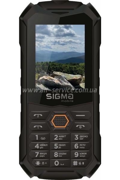   Sigma X-treme PV68 Black Orange (4827798738221)