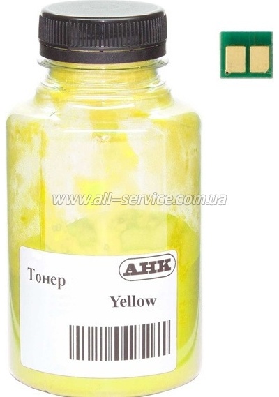 Тонер + чип АНК HP CLJ Pro 3203/ 3303/ W2222A бутль 40г Yellow (50000774) Тонер + чип АНК HP CLJ Pro 3203/ 3303/ W2222A бутль 40г Yellow (50000774)