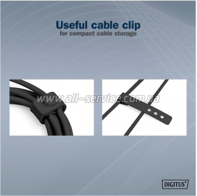 ���� ������ USB-C to USB-C 1.0m USB 3.2 Gen2 10G 100W 4K silicone black Digitus (AK-300342-010-S)