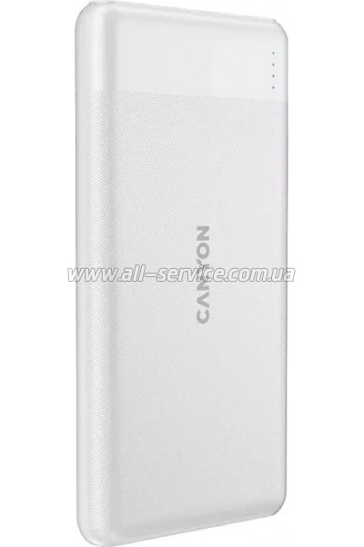   Canyon PB-109 10000 mAh PD/18W QC/3.0/20W White (CNE-CPB1009W)