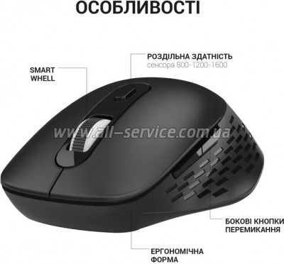  OfficePro M230B Silent Click Wireless/Bluetooth Black (M230B)