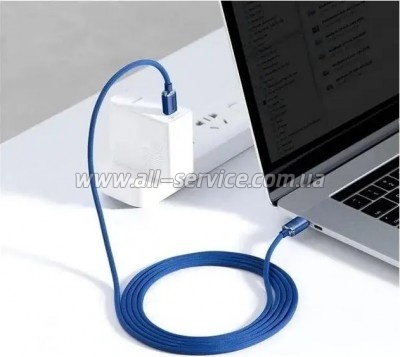 ���� ������ USB-C to USB-C 1.2m 100W blue Baseus (CAJY000603)