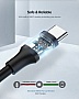 ���� ������ USB 2.0 AM to USB-C 2.0m US287 Black Ugreen (60118)