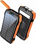   Choetech Wireless 20000mAh 20W, PD, QC/3.0, solar panel, Qi-5W, Black-Orange (B657-OR)