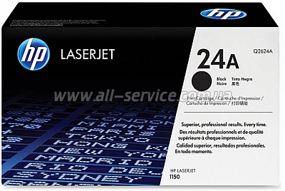   24A HP LaserJet 1150/ M1005/ M1319F/ 3015/ 3020/ 3030/ 3050/ 3052/ 3055 (Q2624A)