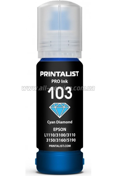  PRINTALIST Epson 103 Epson L3100/ L3110/ L3150 70 Cyan (PL103C)