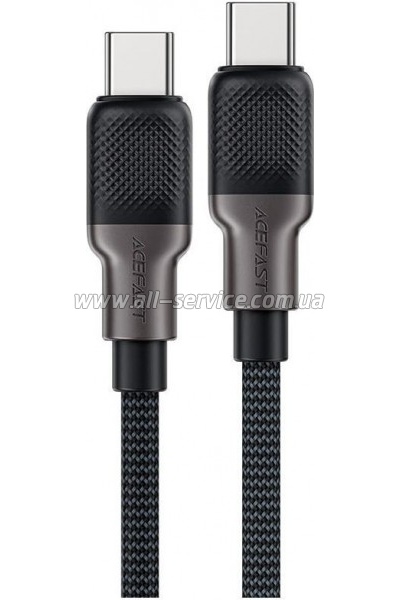 ���� ������ USB-C to USB-C 1.2m 3A silicone braid C10-03 Acefast (6974316283119)