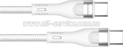   ColorWay USB-C to USB-C 1.0m white (CW-CBPDCC065-WT)