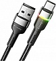 ���� ������ USB 2.0 AM to USB-C 0.5m 3A LED black Essager (EXCT-XCDB01)