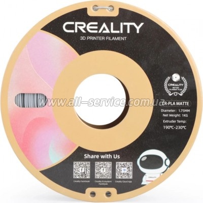 ������� ��� 3D-�������� Creality PLA matte 1��, 1.75��, gray (3301010299)
