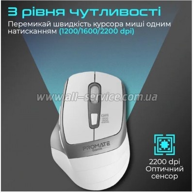  Promate Samit Wireless White (samit.white)