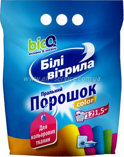 Стиральный порошок Білі Вітрила Color 1.5 кг (4820017661010) Стиральный порошок Білі Вітрила Color 1.5 кг (4820017661010)