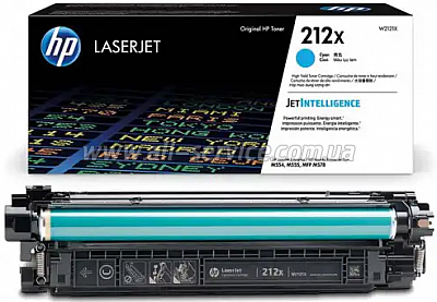 Картридж HP 212X CLJ M554/ M555/ M578 Cyan (W2121X) Картридж HP 212X CLJ M554/ M555/ M578 Cyan (W2121X)