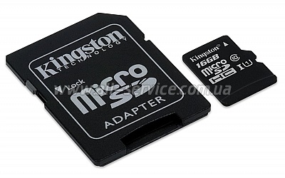   16GB Kingston microSDHC C10 UHS-I (SDCIT/16GB)
