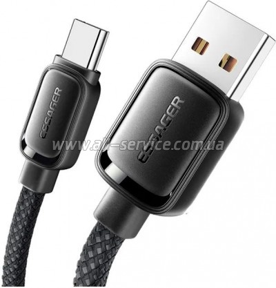 ���� ������ USB 2.0 AM to USB-C 1.0m 7A black Essager (EXCT-TD01-P)