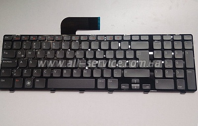Клавиатура NB DELL Inspiron 17R 5720 7720 N7110, XPS 17 L702x, Vostro 3750 BLACK FRAME GRAY US Клавиатура NB DELL Inspiron 17R 5720 7720 N7110, XPS 17 L702x, Vostro 3750 BLACK FRAME GRAY US
