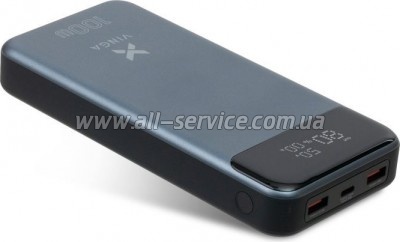   Vinga 30000 mAh 100W Display VA Grey (VPBB30100)