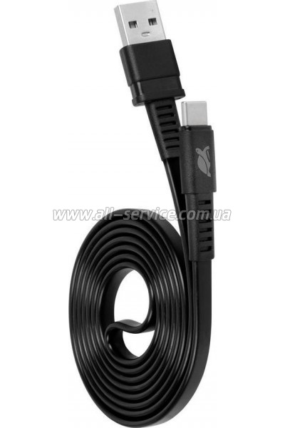 ���� ������ USB 2.0 AM to USB-C 1.2m black RivaCase (PS6002 BK12)