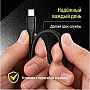 ���� ������ USB 2.0 AM to Micro 5P 1.0m 3A textured PVC black ColorWay (CW-CBUM094-BK)