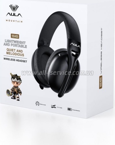  Aula S6 - 3 in 1 Wired/2.4G Wireless/Bluetooth Black (6948391235554)
