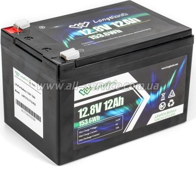 ������� LiFePo4 Longttech 12.8V 12Ah (LAR1212-LT12-R32)