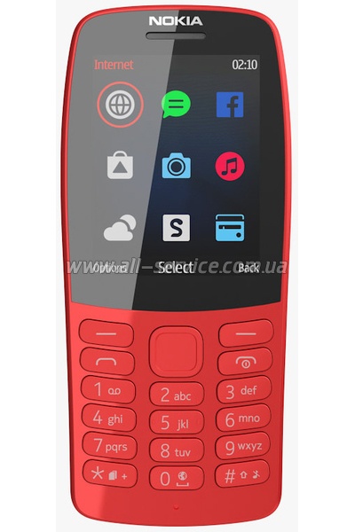   NOKIA 210 Dual SIM red TA-1139