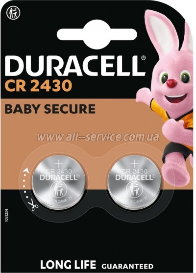 ��������� Duracell CR2430 3V, 2��. (5012262)