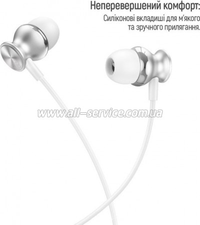  ColorWay 3.5 mm Wired Earphone UrbanBeat White (CW-WD03WT)