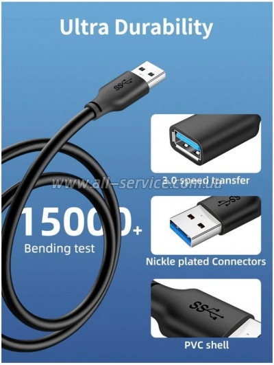 ���� ������ USB 3.0 AM/AF 2.0m Cabletime (CA915408)