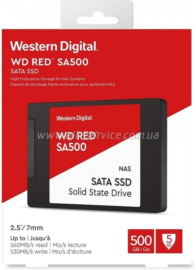 SSD  WD Red SA500 500 GB (WDS500G1R0A)