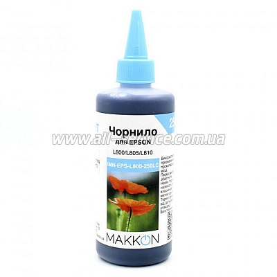 Чернила Makkon Epson L800/ L805/ L810/ 250 мл light cyan (IMN-EPS-L800-250LC) Чернила Makkon Epson L800/ L805/ L810/ 250 мл light cyan (IMN-EPS-L800-250LC)