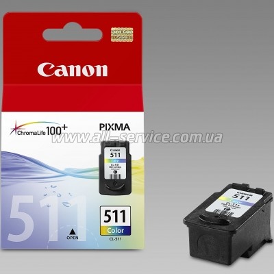 �������� Canon CL-511 Color Pixma MP270/ MP250/ MP260/ MX350/ MX340/ MP240/ MP280/ MX410/ MX320/ MP490/ MX420/ MP495/ MP260/ MX360/ MX330/ iP2700 (2972B001/ 2972B007/ 2981B007/ 29720001)