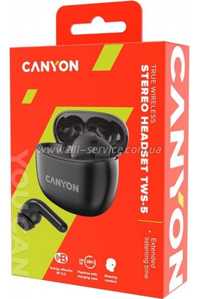 �������� Canyon TWS-5 Black (CNS-TWS5B)