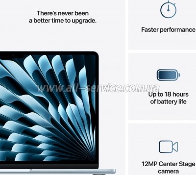  Apple MacBook Air 13 M4 A3240 Sky Blue (MC6T4UA/A)