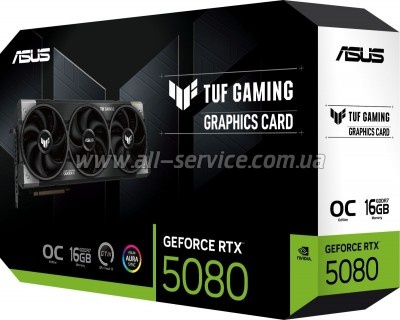  ASUS GeForce RTX5080 16GB TUF OC GAMING (TUF-RTX5080-O16G-GAMING)