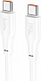 ���� ������ USB-C to USB-C 2.0m 240W TPE X93 white HOCO (6931474790743)