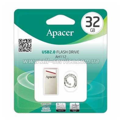  Apacer 32GB AH112 USB 2.0 (AP32GAH112R-1)