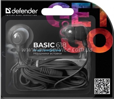 �������� Defender Basic 618 Black (63618)