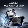 �������� ������� Vention 2xUSB-C PD45W GaN white (FCFW0-EU)