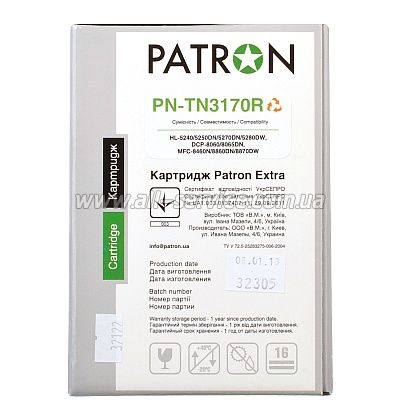 - BROTHER TN-3170 (PN-TN3170R) PATRON Extra